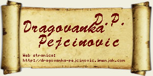 Dragovanka Pejčinović vizit kartica